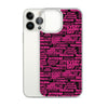 SHTNONM - Black/Pink iPhone Case