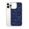 SHTNONM - Black/Blue iPhone Case