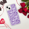 SHTNONM - Purple/White iPhone Case