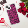 SHTNONM - Black/Pink iPhone Case