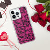 SHTNONM - Black/Pink iPhone Case