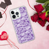 SHTNONM - Purple/White iPhone Case