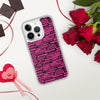 SHTNONM - Black/Pink iPhone Case