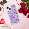 SHTNONM - Purple/White iPhone Case