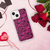 SHTNONM - Black/Pink iPhone Case