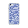 SHTNONM - Blue/White iPhone Case