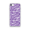 SHTNONM - Purple/White iPhone Case