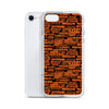 SHTNONM - Black/Orange iPhone Case