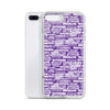 SHTNONM - Purple/White iPhone Case