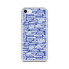 SHTNONM - Blue/White iPhone Case