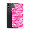 SHTNONM - Pink/White iPhone Case