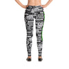 SHTNONM - LEGGINGS (BLACK/NEON GREEN)