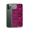 SHTNONM - Black/Pink iPhone Case