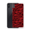 SHTNONM - Black/Red iPhone Case
