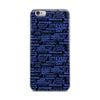 SHTNONM - Black/Blue iPhone Case