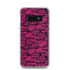 SHTNONM - Black/Pink Samsung Case