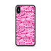 SHTNONM - Pink/White iPhone Case