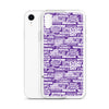 SHTNONM - Purple/White iPhone Case