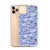 SHTNONM - Blue/White iPhone Case