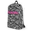 SHTNONM - Black Backpack (Neon Pink)