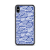 SHTNONM - Blue/White iPhone Case