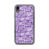 SHTNONM - Purple/White iPhone Case