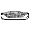 SHTNONM - White Fanny Pack (Hot Pink)