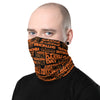 Black/Orange Face Mask/Neck Gaiter