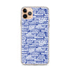 SHTNONM - Blue/White iPhone Case