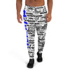 MEN'S SHTNONM ALL DAY JOGGERS (WHITE/BLUE)