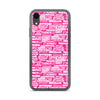 SHTNONM - Pink/White iPhone Case