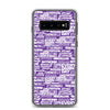 SHTNONM - Purple/White Samsung Case