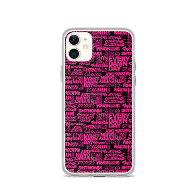 SHTNONM - Black/Pink iPhone Case