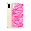 SHTNONM - Pink/White iPhone Case