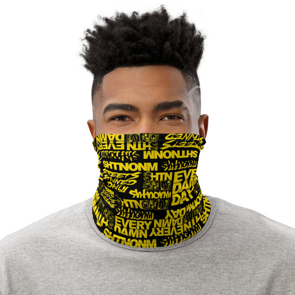 Black/Yellow Face Mask/Neck Gaiter