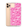 SHTNONM - Pink/White iPhone Case