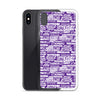 SHTNONM - Purple/White iPhone Case