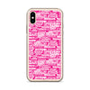 SHTNONM - Pink/White iPhone Case