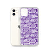 SHTNONM - Purple/White iPhone Case