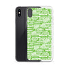 SHTNONM - Neon Green/White iPhone Case
