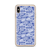 SHTNONM - Blue/White iPhone Case