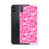 SHTNONM - Pink/White iPhone Case