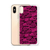 SHTNONM - Black/Pink iPhone Case