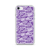 SHTNONM - Purple/White iPhone Case