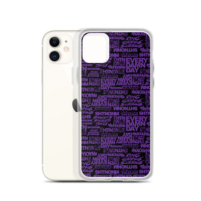 SHTNONM - Black/Purple iPhone Case