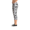 SHTNONM - CAPRI LEGGINGS (WHITE/NEON GREEN)