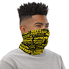Black/Yellow Face Mask/Neck Gaiter
