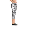 SHTNONM - Capri Leggings (White/Black)