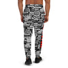 MEN'S SHTNONM ALL DAY JOGGERS (BLACK/RED)