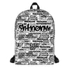 SHTNONM - White Backpack (Black)